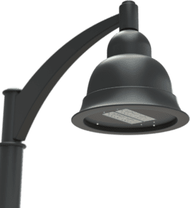 LED Area Site Lighting Bell Luminaire ENV series by AV Poles LED Area Lighting Bell Luminaire