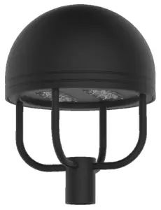 LED Parking Lot Lights-round top spider mount, 3072