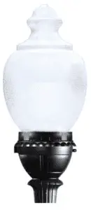 Classic acorn architectural post light