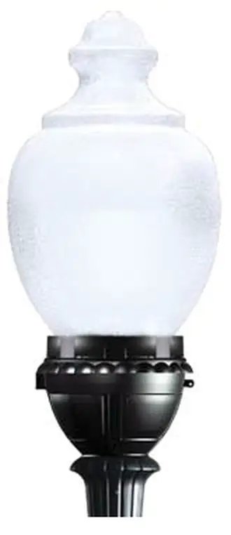 Classic acorn architectural post light