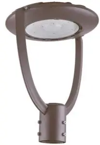 Circular Post Top Garden Light - AV1