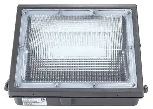 Semi Cutoff Tunable Wall Pack, Large Size, Field Selectable Wattage and Color Temperature, Up to 15,600 Lumens, Parking Lots, Supermarkets, Shopping Malls