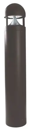Bollard Lights-Spartan-dome or flat top bollard,