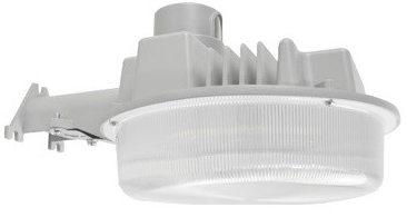 LED Outdoor Security Light, Dusk-to-Dawn On/Off control