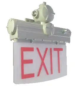 xplosion Proof Exit Sign - Exit Type J
