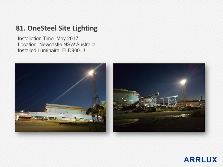 LED High Mast Lighting AURORA Series by Arrlux Outdoor Area Lighting