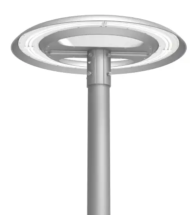 LED Post Top Garden Light-HALO-L -Unique appearance, stylish decoration for a public space