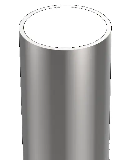 Commercial Light Poles - ROUND STRAIGHT ALUMINUM DIRECT BURIAL POLES