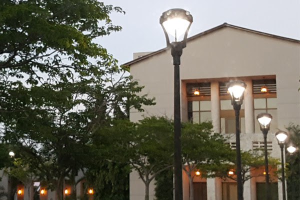 LED courtyard lamp post lights