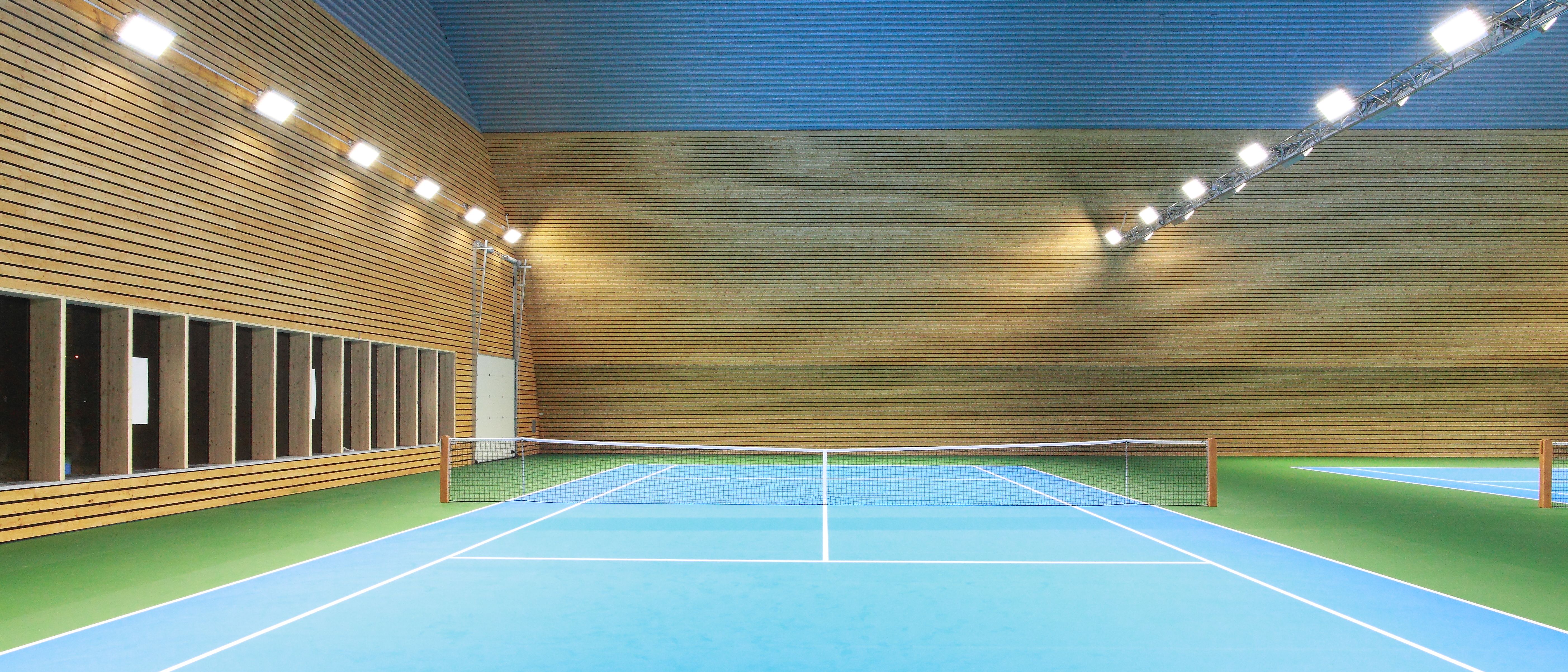 Indoor tennis court LED lighting, 42 pcs Mecree GL-FL-300W