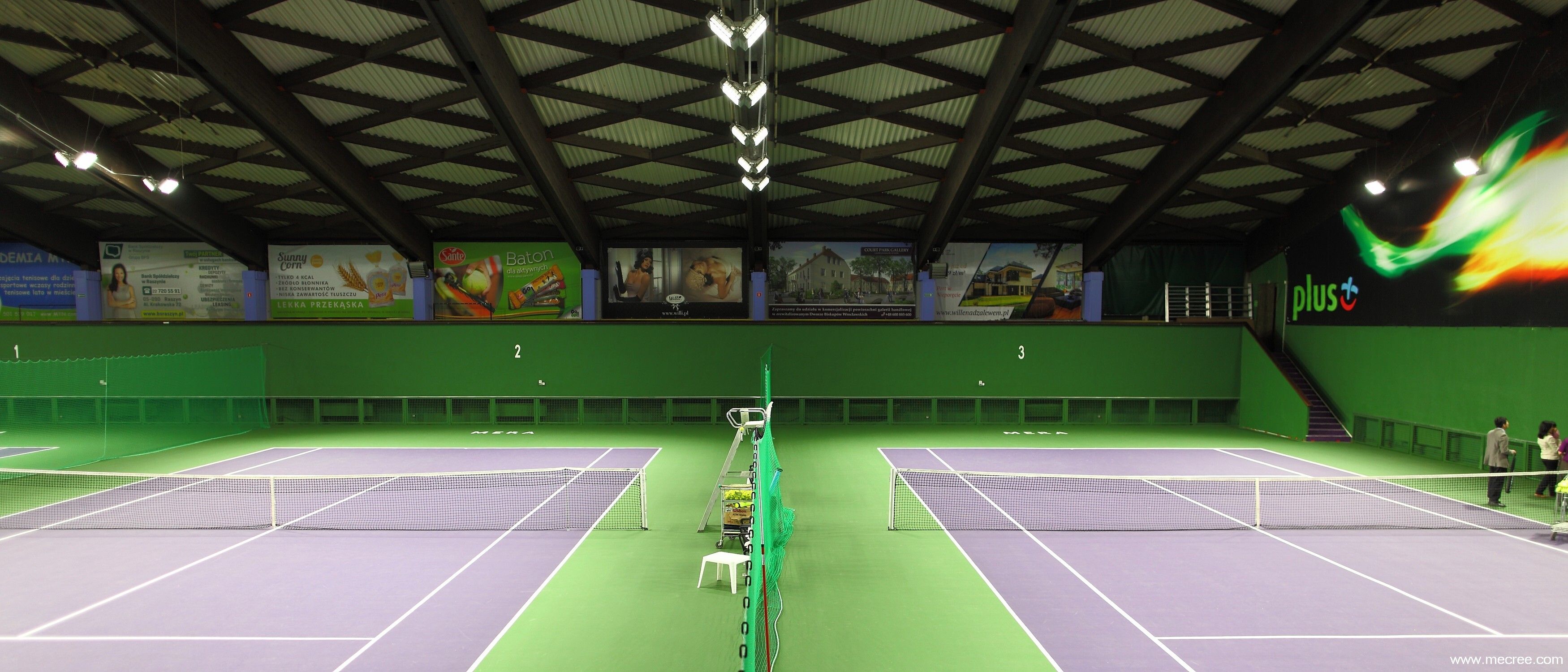 Indoor Tennis Courts Lighting Case Studies