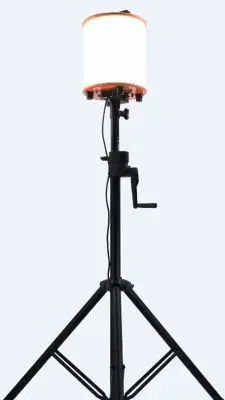 led balloon temporary work light with tripod s