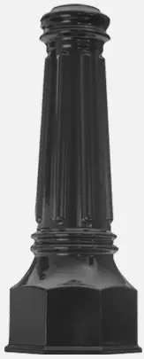 2PC - Tall Decorative cast aluminum