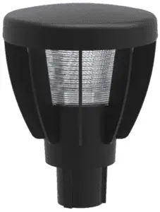 LED Post Top Lantern - M58 - Small modern, Lantern style
