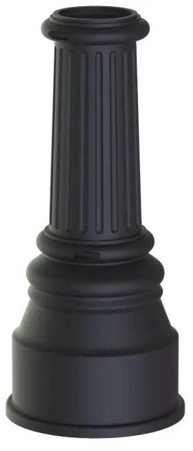 direct burial decorative base  piece clamshell
