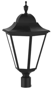 LED Post Top Lantern - D323 - Architectural LED Luminaire in a historical design