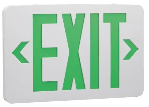 ED emergency exit signs-Small