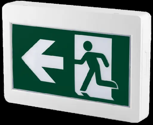 Running Person Symbol Exit Sign-H3