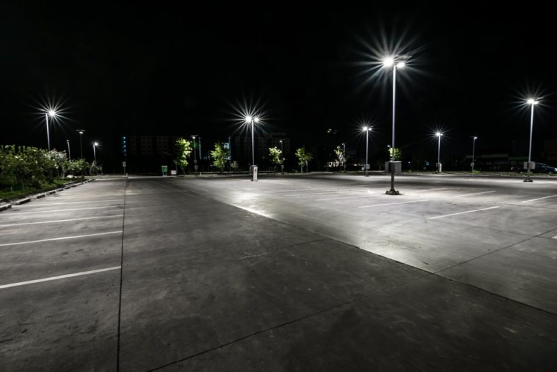 led parking lot lighting