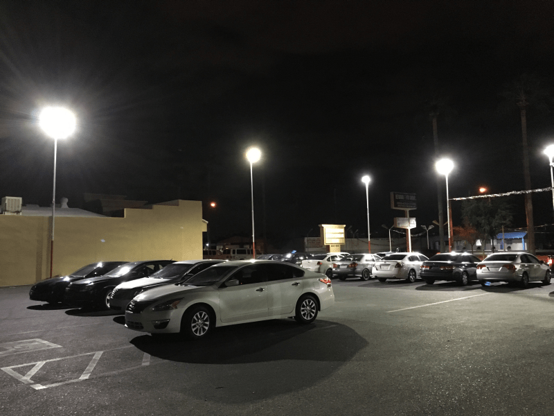 parking lot lighting pole