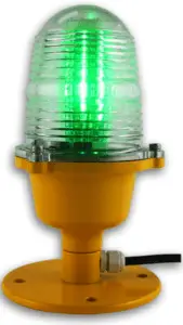 LED raised elevated heliport perimeter light