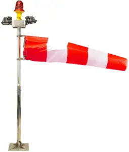 Airport Windsock LED external internal illuminated heliport windsock