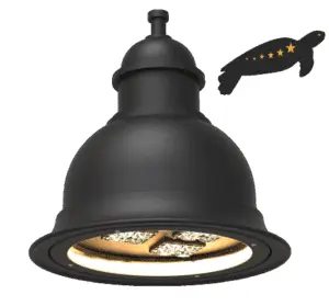 Crystal- Turtle Friendly Amber Lighting - Bell Area Light