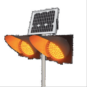 Solar Flashing Traffic Beacons