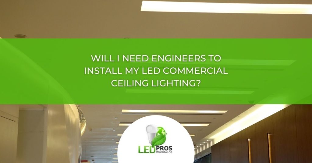 LED commercial ceiling lighting