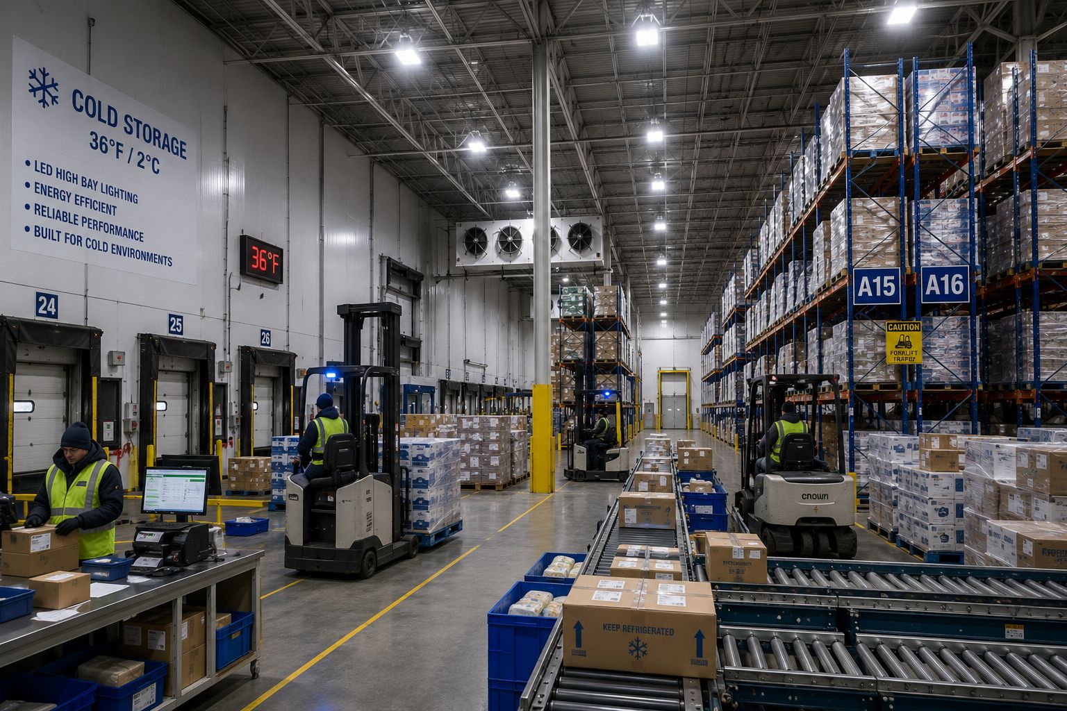 Cold Storage Facility Lighting Guide | LED Lighting for Refrigerated ...