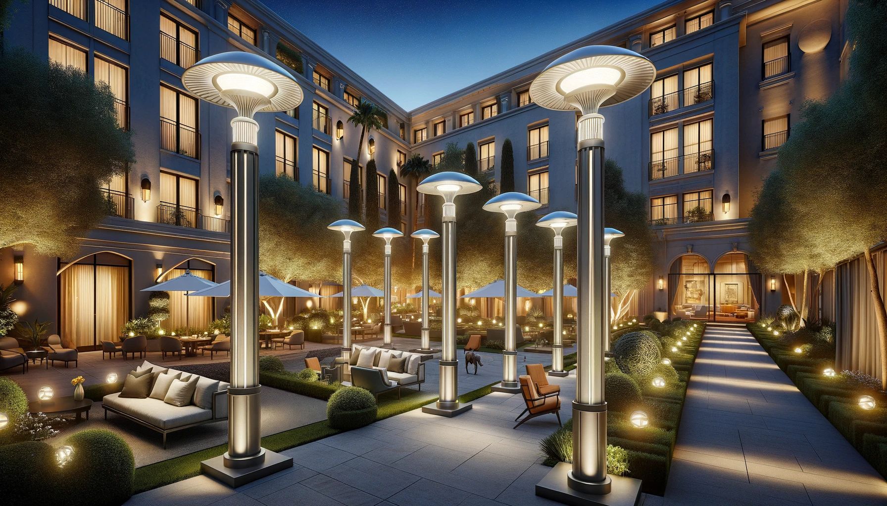 Discover how modern architectural LED post top lighting enhances commercial outdoor spaces through contemporary design, pedestrian safety, energy efficiency, and architectural appeal.