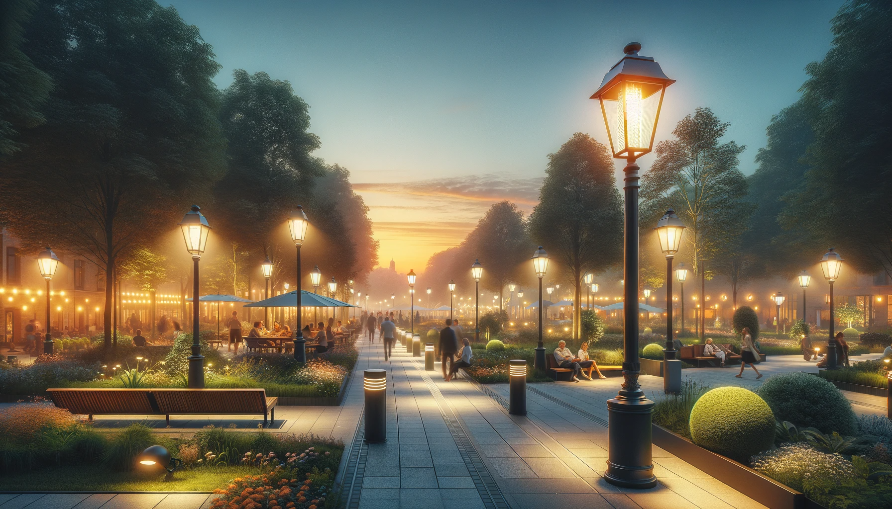 Learn how commercial LED post top lights work, including LED drivers, optics, thermal management, smart controls, and modern lighting technology for outdoor applications.