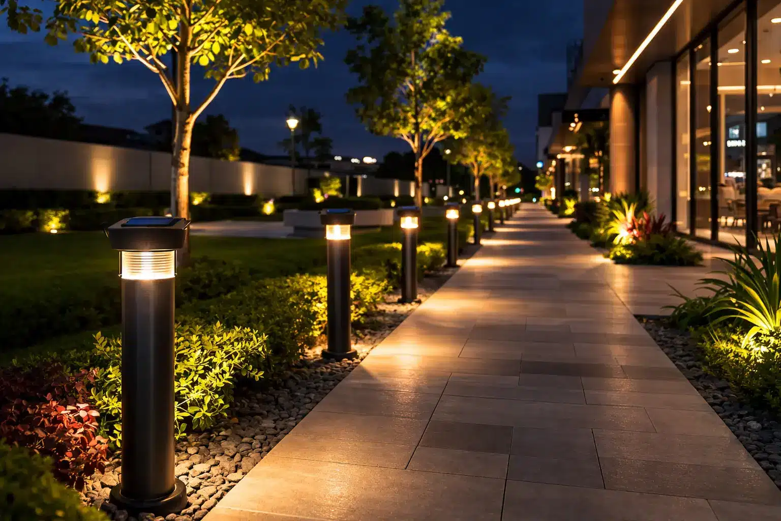 Discover how commercial solar bollard lighting is evolving through advances in LED technology, LiFePO? batteries, smart controls, and sustainable design for campuses, municipalities, parks, and commercial developments.