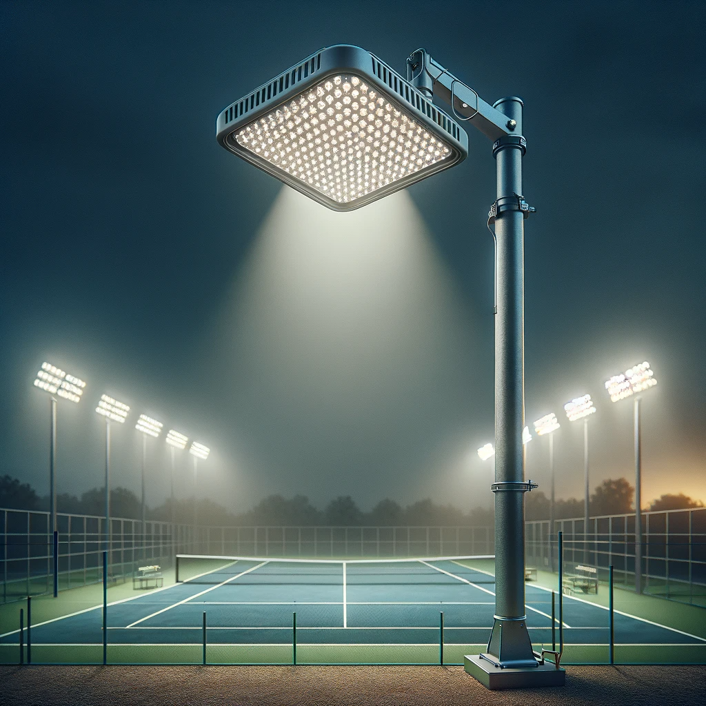 Learn recommended foot-candle levels for indoor tennis court lighting. Compare recreational, club, collegiate, and tournament lighting while improving visibility, uniformity, and energy efficiency with commercial LED fixtures.