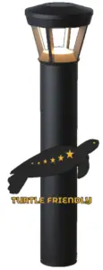 Crystal Turtle Friendly Amber Lighting - Pulsar Bollard