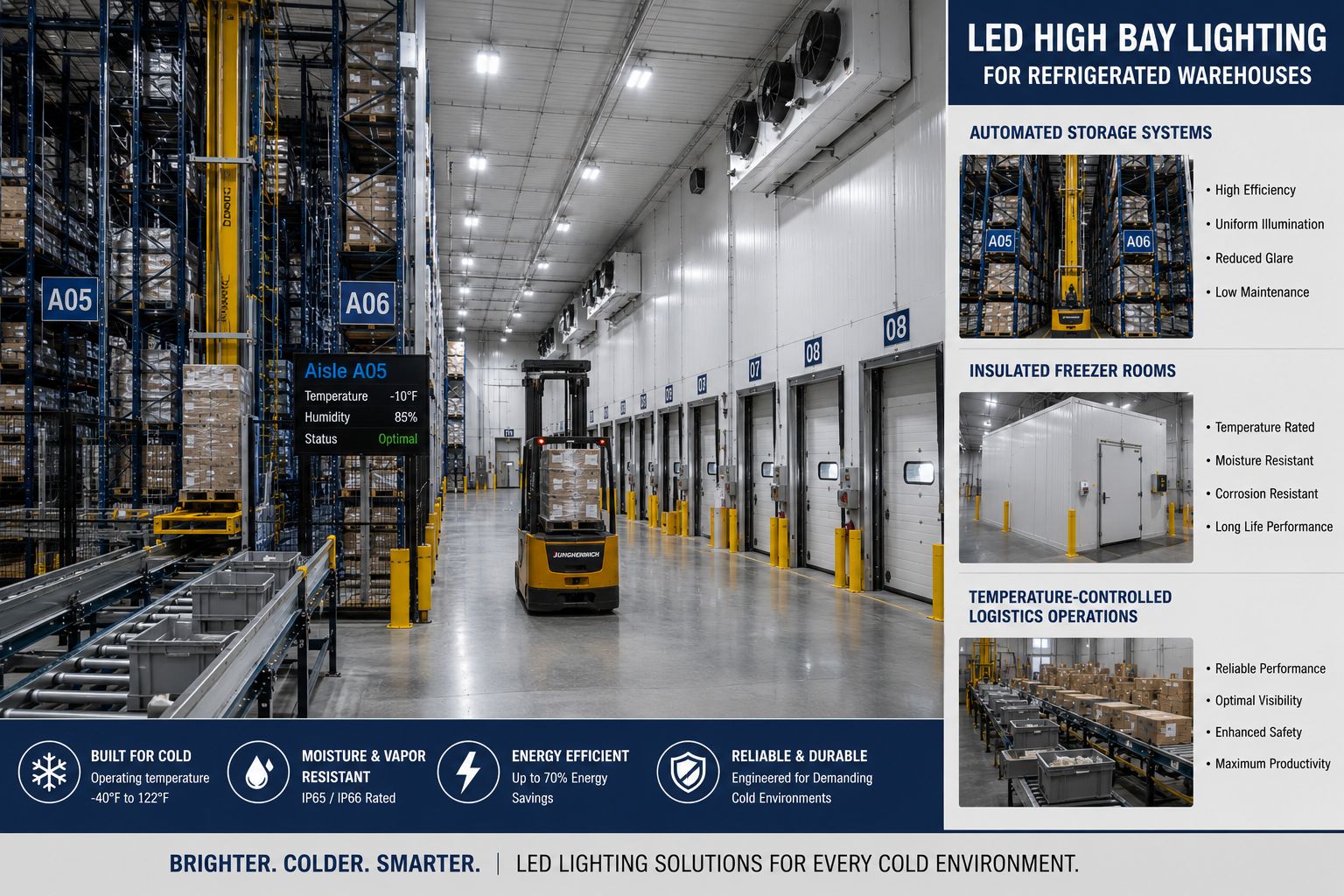 Cold Storage Lighting Design Guide | LED Layouts for Refrigerated ...