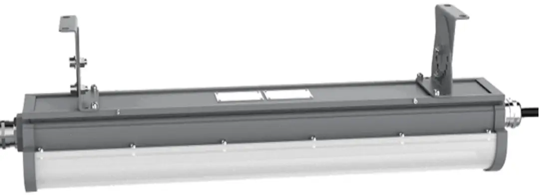 Explosion Proof Linear LED Light, Class 1 Div 2, Low Bay Luminaire