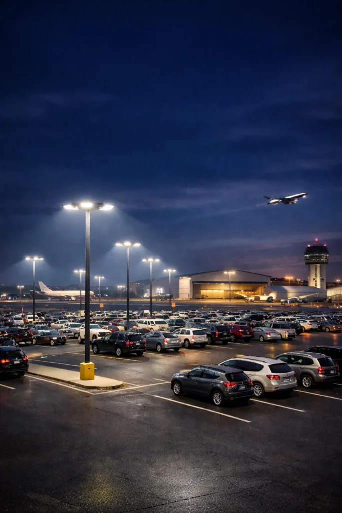 Learn how parking lot security lighting improves safety, visibility, and crime deterrence. Explore illumination recommendations, fixture placement strategies, surveillance considerations, and LED security lighting best practices.