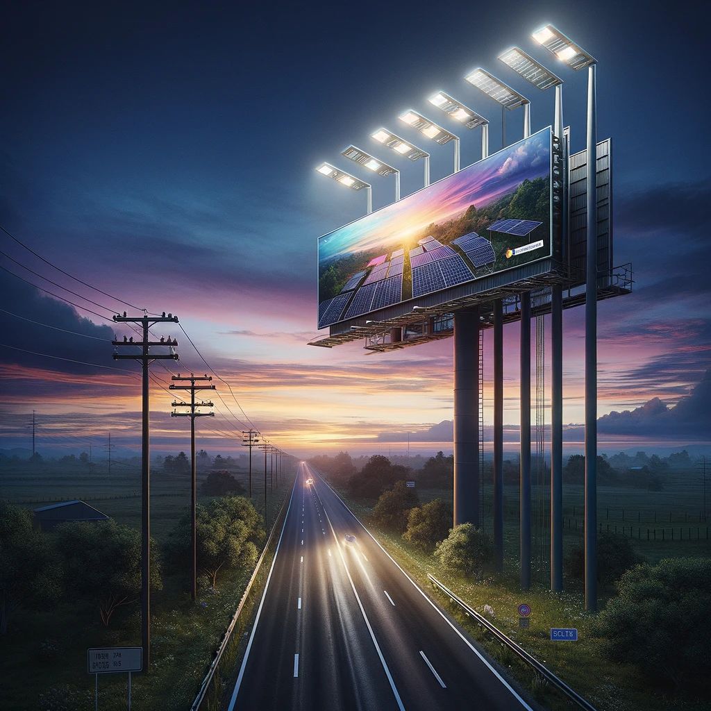 Learn how solar billboard lighting works, including solar panels, battery storage, LED fixtures, autonomy calculations, mounting options, and off-grid billboard lighting design considerations.