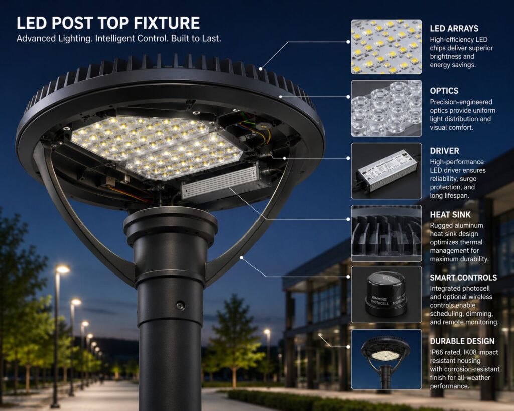 Learn how commercial LED drivers work, why they are essential for LED lighting performance, the different driver types, and how quality drivers improve efficiency, reliability, and fixture lifespan.