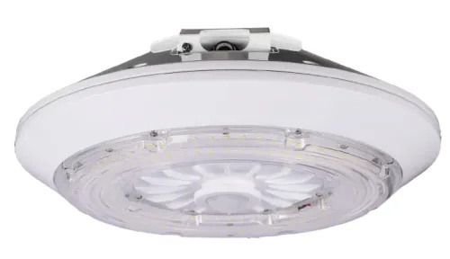 LED Round Parking Garage Canopy with Uplight